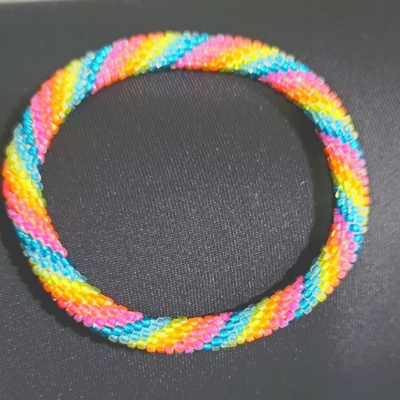 Colorful Beaded Bracelet By Sashka Co. - Picture 1 of 2